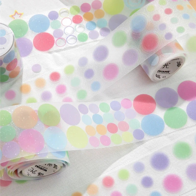 Star Cloud Masking Tape 5x200cm | Decorative Scrapbooking Tape Roll