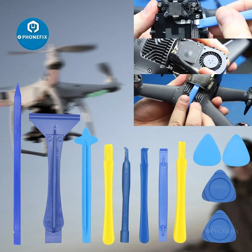 12 in 1 Plastic Spudger Opening Tool Kit | Phone and Tablet LCD Pry Repair Set