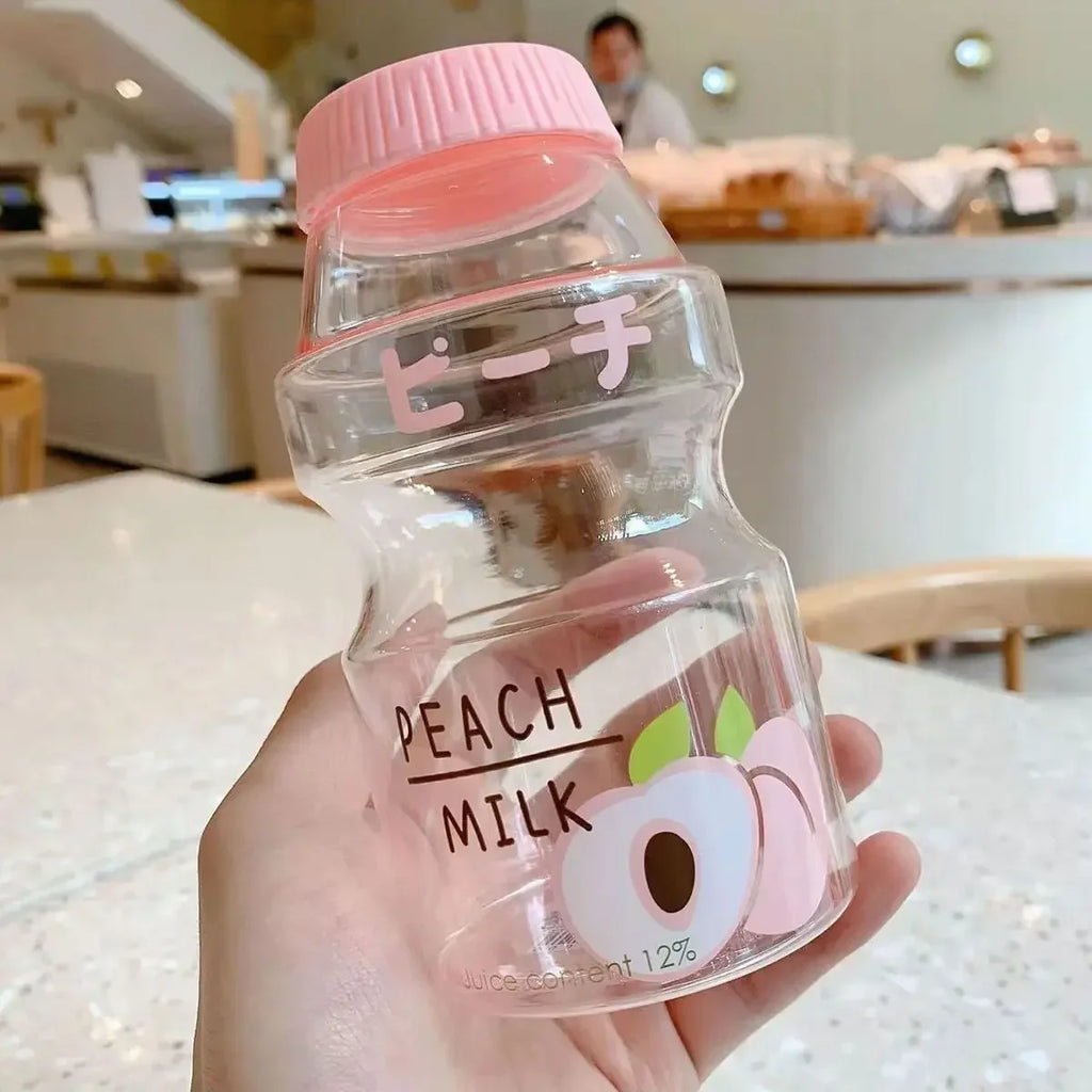 500ml Plastic Water Bottle | Cute Yakult Shape Reusable Drinkware for Kids and Adults