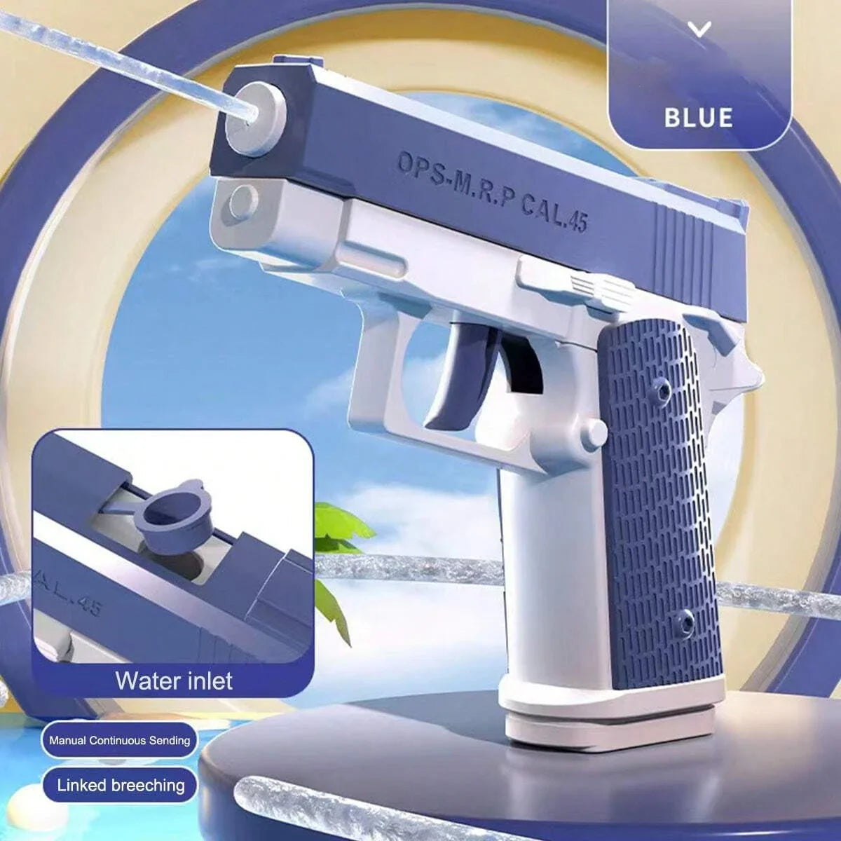M1911 Water Blaster Pistol | High Capacity Leak-Proof Summer Toy