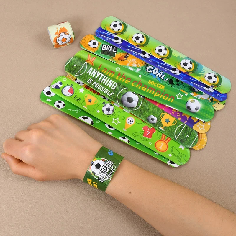 Soccer Party Bracelets Keychain | Pin Ball Maze Game Toys for Football Theme Kids Birthday Party Favors
