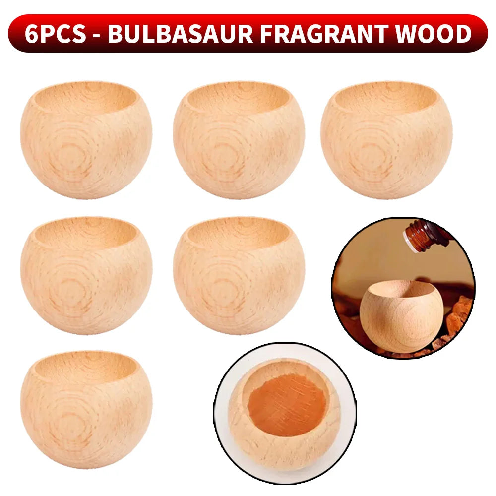 Creative Solid Wood Tumbler Fragrance Expander | Natural Reed Diffuser Set