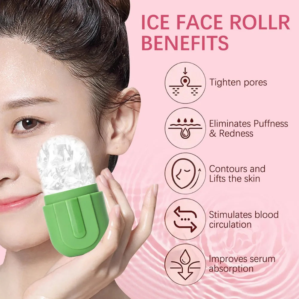 Silicone Ice Roller for Face | Facial Lifting and Contouring Tool
