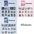 45sheets/bag PET Waterproof Landscape Stickers | DIY Decoration for Envelopes, Calendars, and Cards