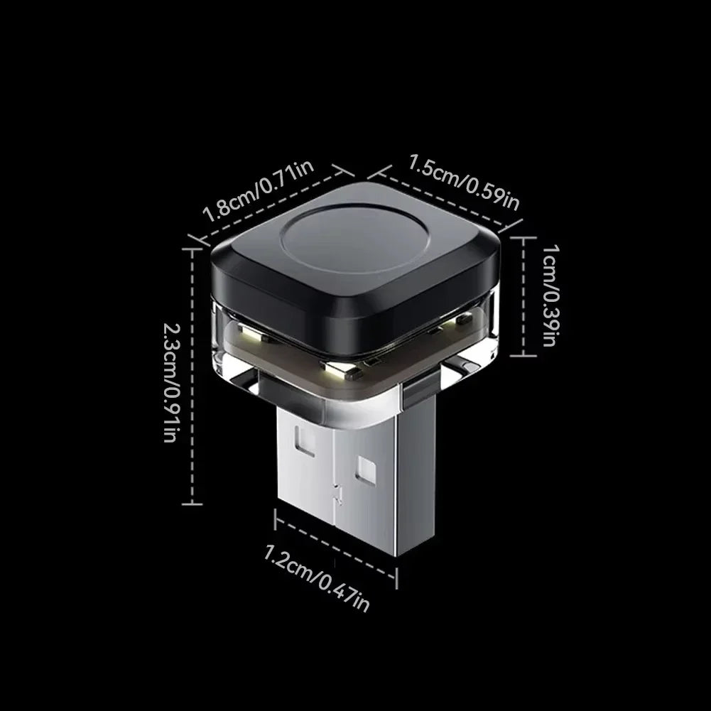 Mini Car USB LED Light | Portable Plug Play Ambient Mood Lamp