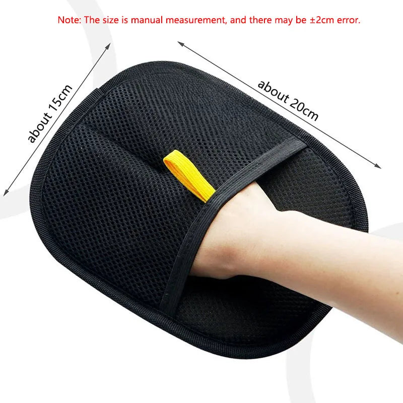 Reusable Pet Hair Removal Gloves | Double Sided Grooming Tool for Furniture and Carpets