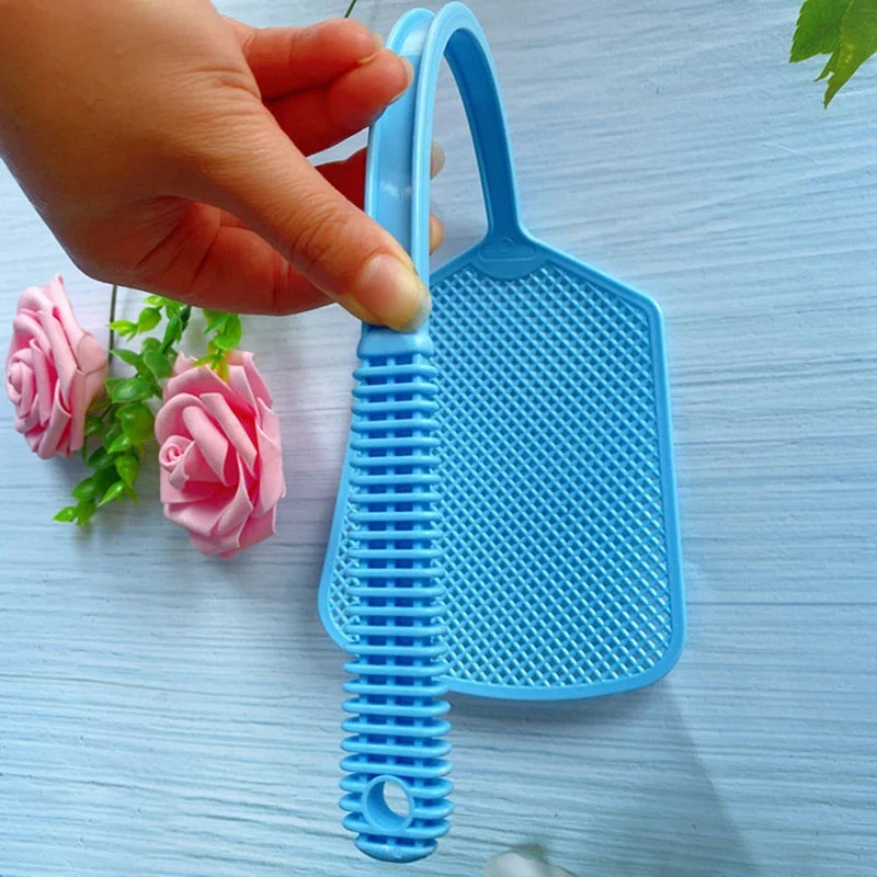 Large Plastic Fly Swatter | Extended Handle Manual Mosquito Swatter