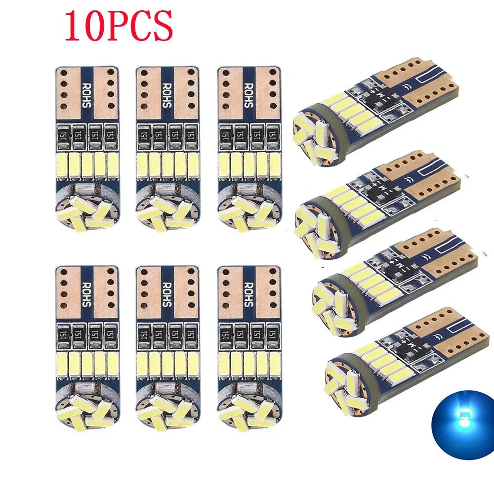 T10 W5W 4014 15SMD LED Canbus Bulbs | High Power 6000K White No Error
