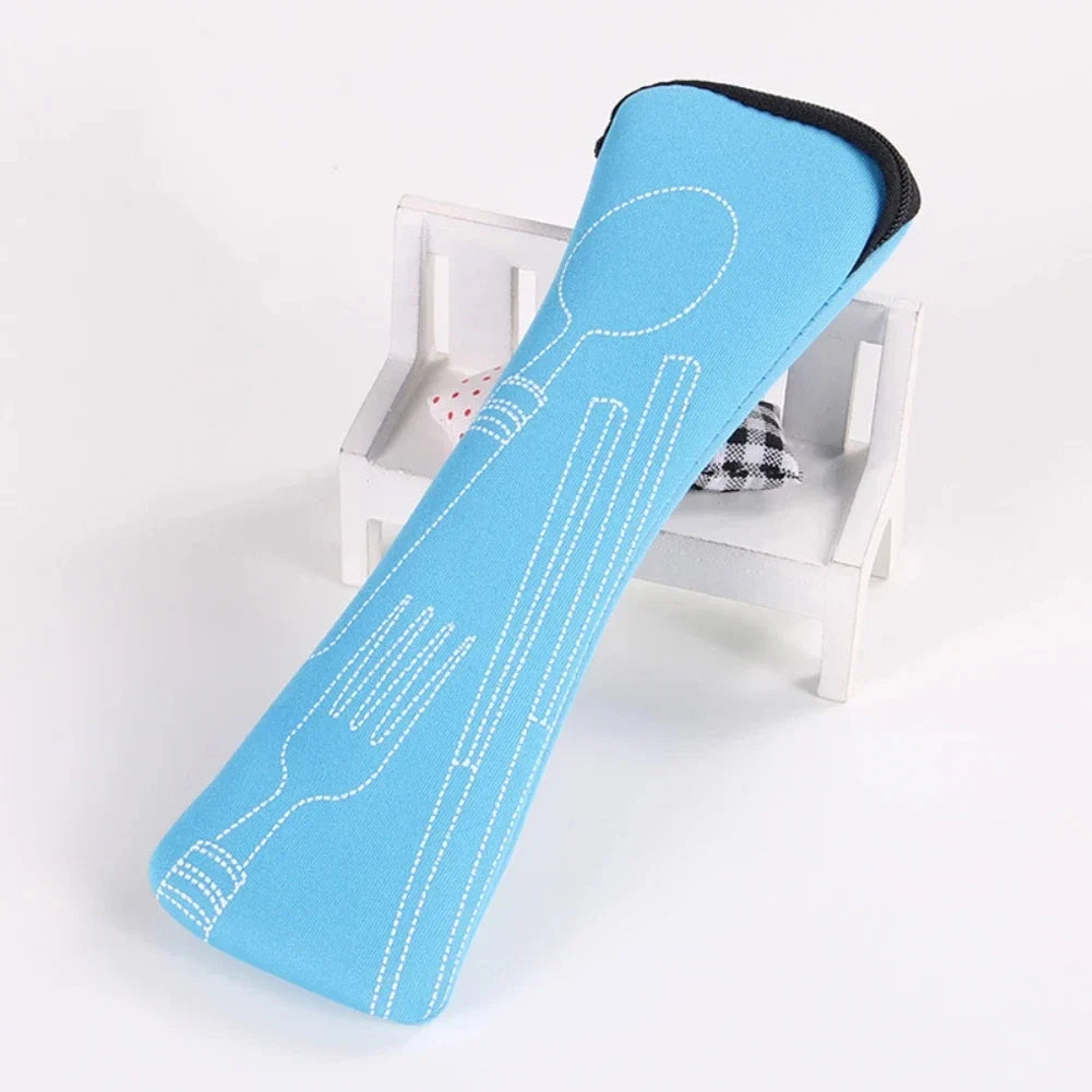 Portable Cutlery Bag | Travel Storage Pouch for Fork and Spoon