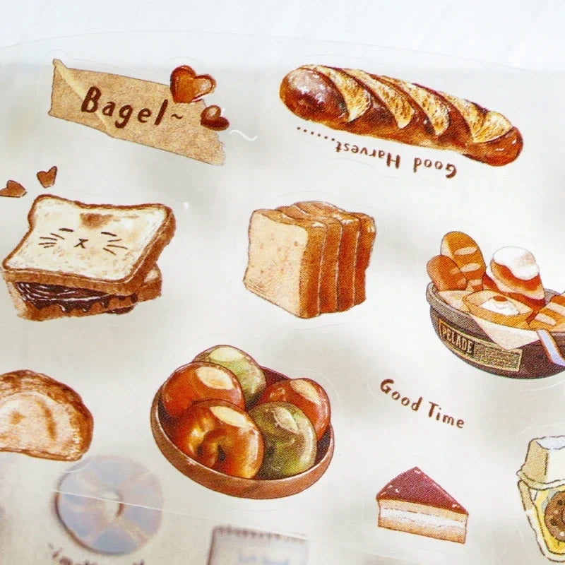 Cute Cartoon Snack Ice Cream Masking Tape | 5x200cm for DIY Scrapbooking