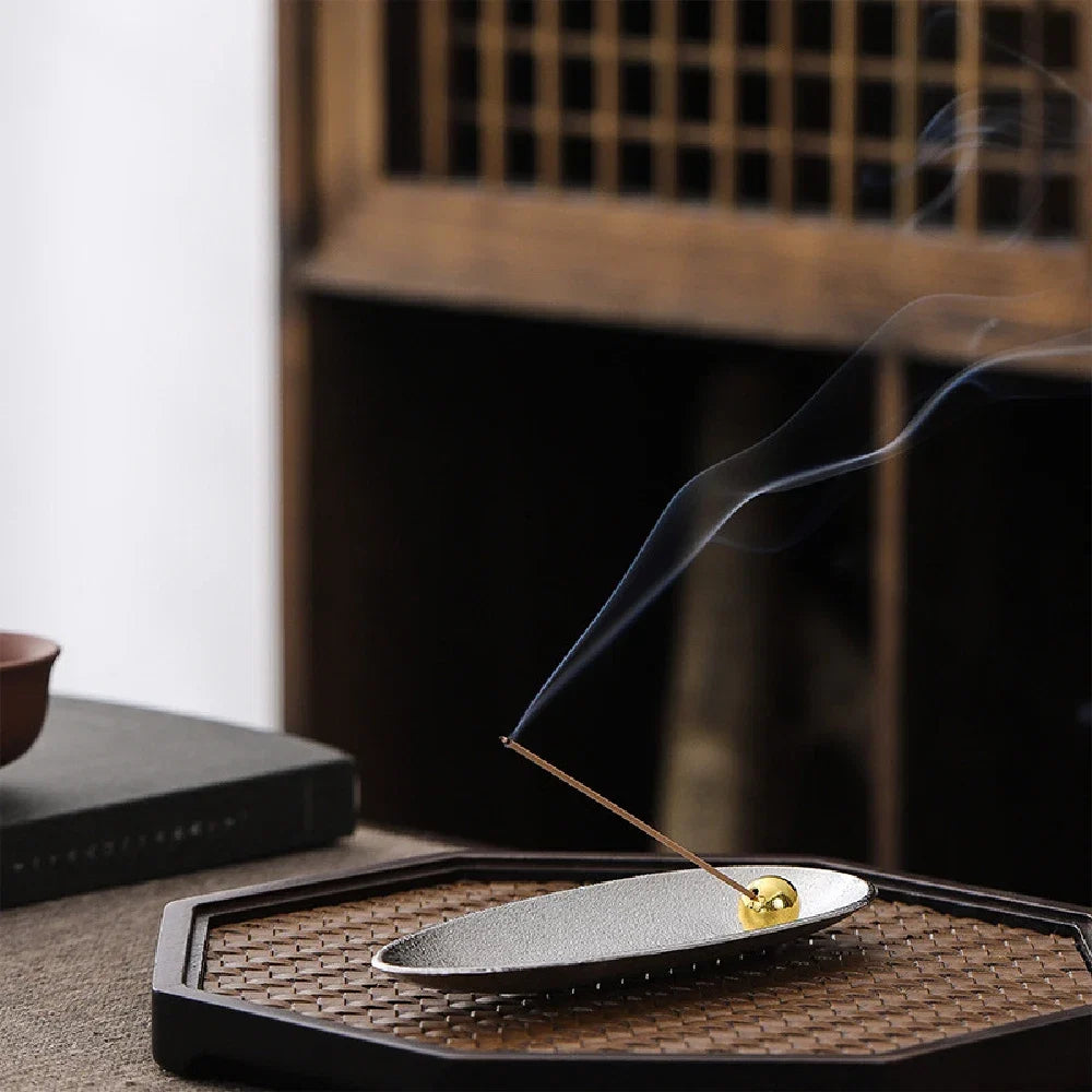 Alloy Copper Bead Incense Holder | Zen Tea Ceremony Incense Burner