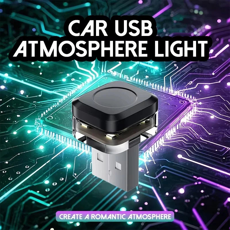 Mini Car USB LED Light | Portable Plug Play Ambient Mood Lamp