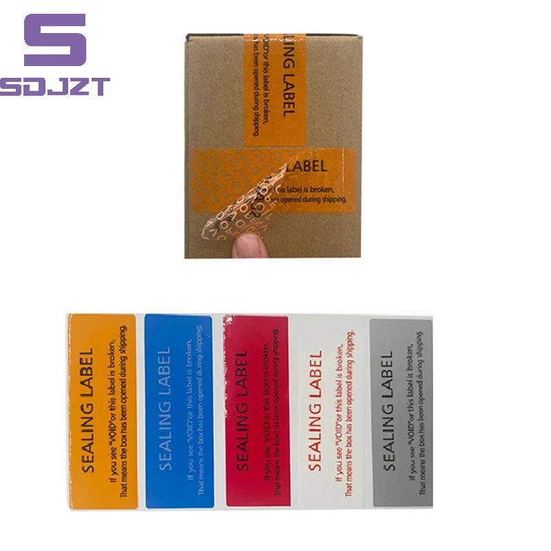 50Pcs Tamper Proof Warranty Void Labels | Security Seal Stickers for Product Protection