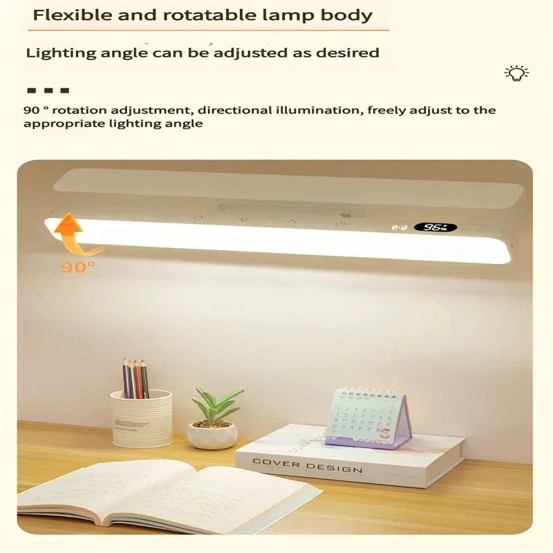 LED Touch Table Lamp with Remote Control and Timing | Rechargeable Magnetic Desk Light