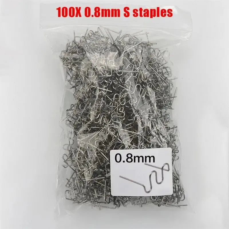 300Pcs Plastic Welder Hot Stapler Standard Pre-cut Corrugated Staples | Bumper Body Repair Welding Tools