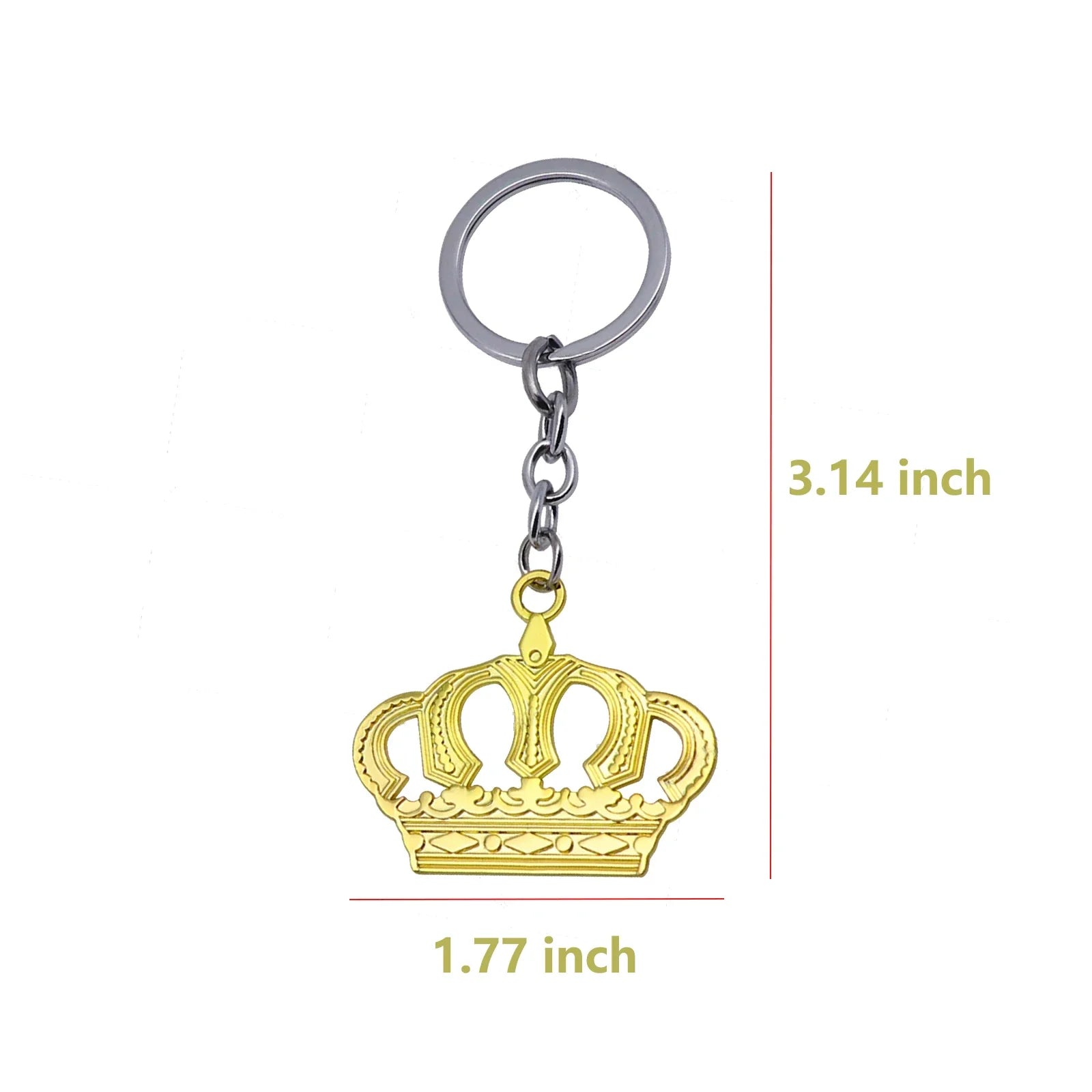 Mini Crown Keychain | Metal Car Keychain Pendant