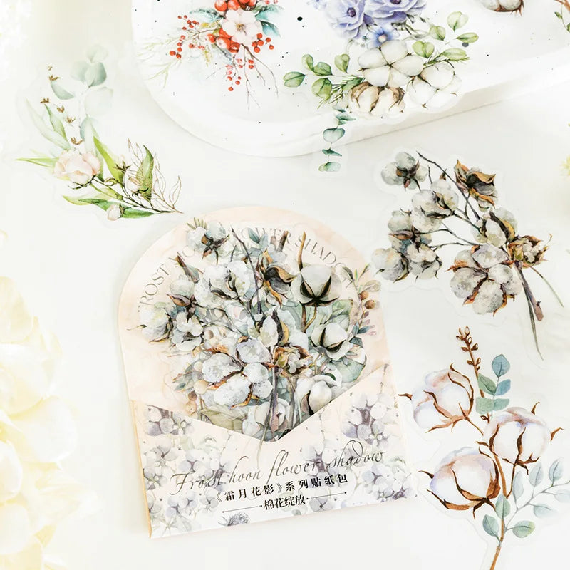 Plant Themed Sticker Pack | 20PCS DIY Decorative Scrapbook Stickers