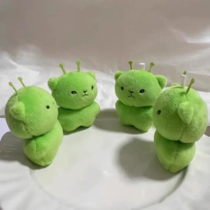 Alien Cat Plush Toy Keychain | Creative Ugly Cute Backpack Pendant