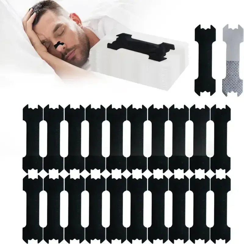 20pcs Sports Nose Strips | Breathable Adhesive Nasal Patches for Snoring Relief