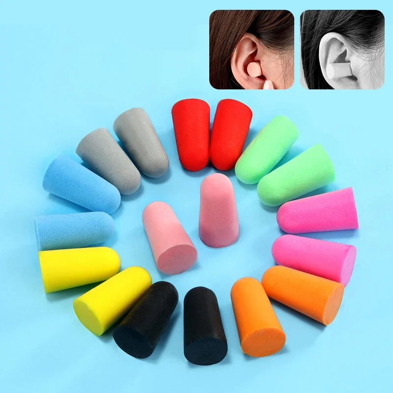 10 Pairs Sponge Earplugs | Noise-Isolating Sleep & Work Earplug Set