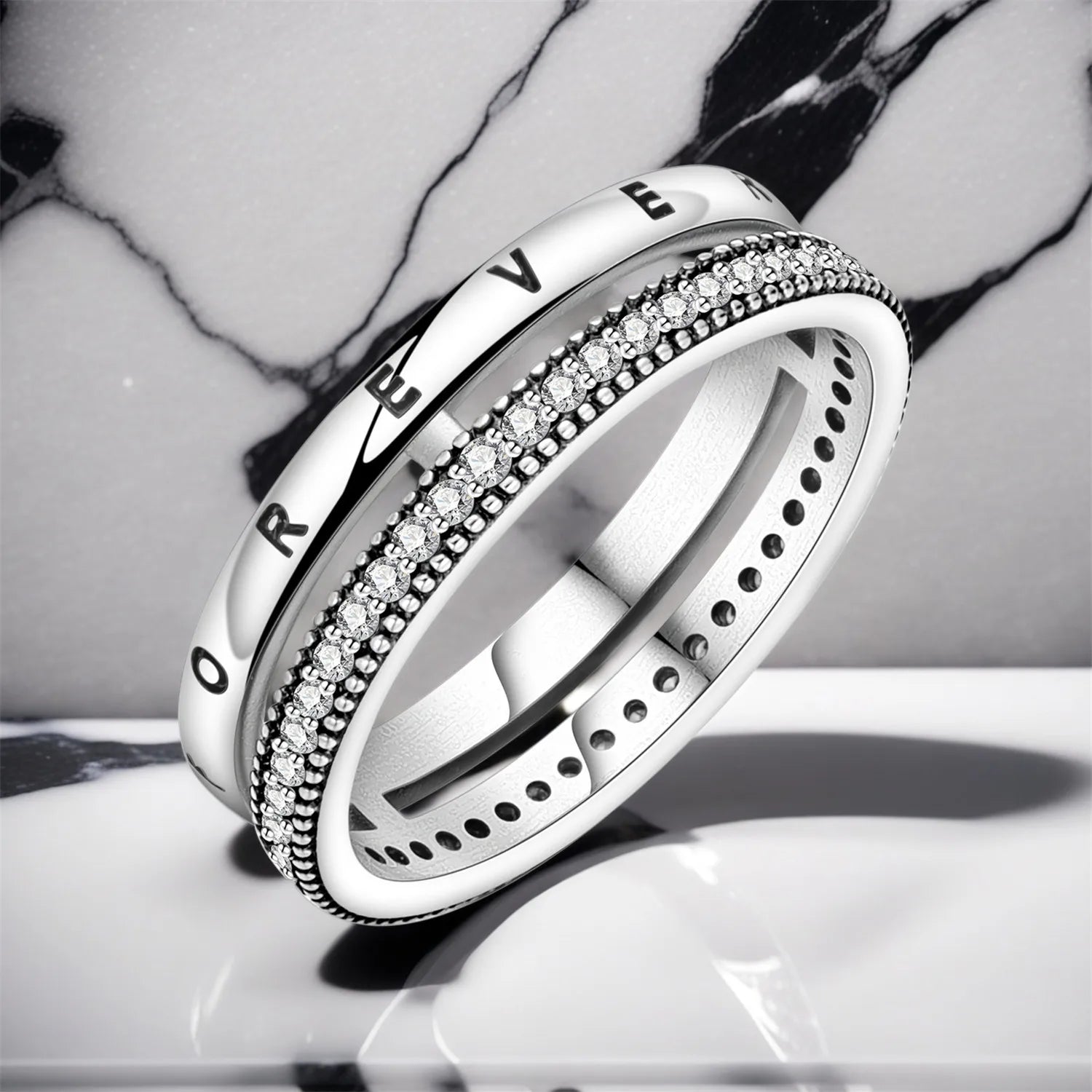 S925 Sterling Silver Forever Ring | Eternal Closed Ring for Women