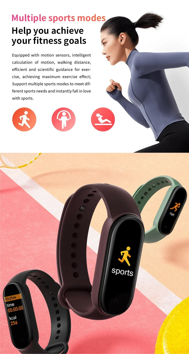 Ola Esporte M8 Smart Watch | Fitness Tracker with Music Control and Health Monitor