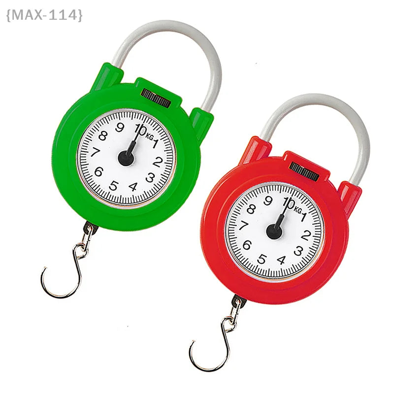 Portable 10kg Hanging Mechanical Scale | Luggage & Kitchen Weight Tool