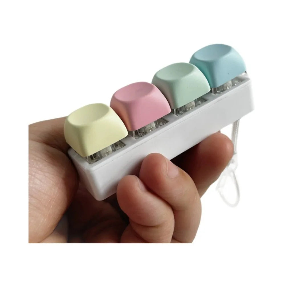 Finger Keyboard Push Pop Game | Stress Relief Desk Toy