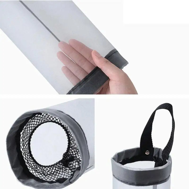 Wall Mount Grocery Bag Holder | Hanging Plastic Bag Dispenser for Kitchen Storage