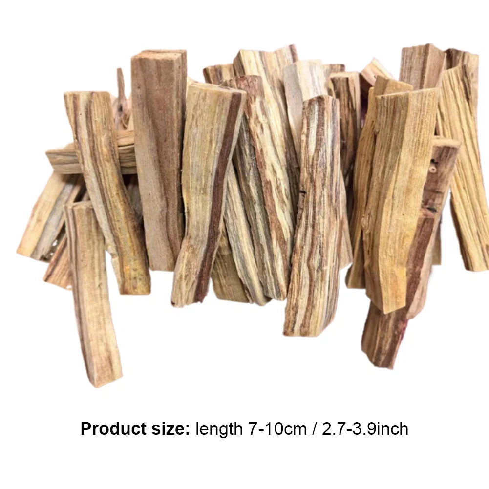 Natural Sandalwood Incense Sticks | Hand-Split Wood Strips for Meditation and Stress Relief