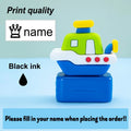 Custom Creative Cartoon Name Stamps | Personalized Seals for School Uniforms and Signatures