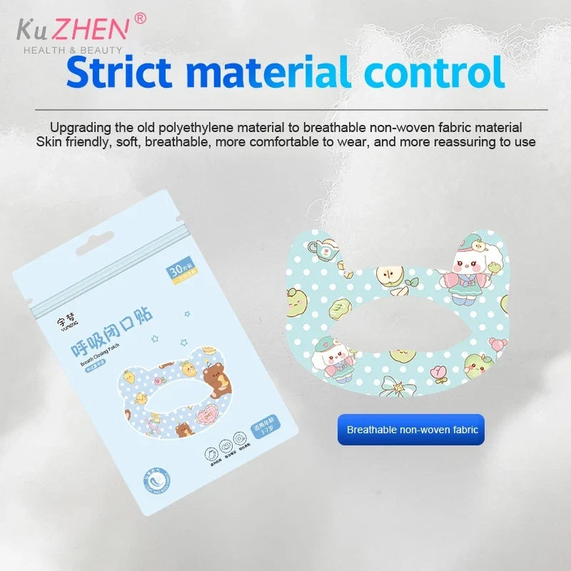 30 Anti-Snoring Stickers for Better Sleep | Mouth Breathing Correction Patches