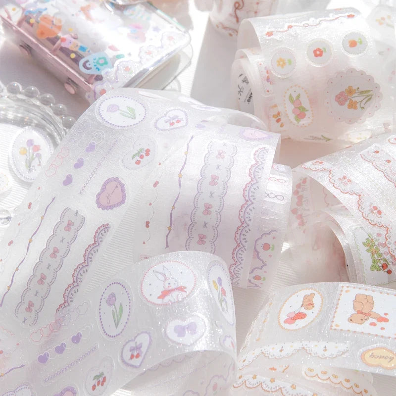 Journal GO Dessert Strawberry Washi Tape Set | Scrapbooking and Journaling Masking Tape