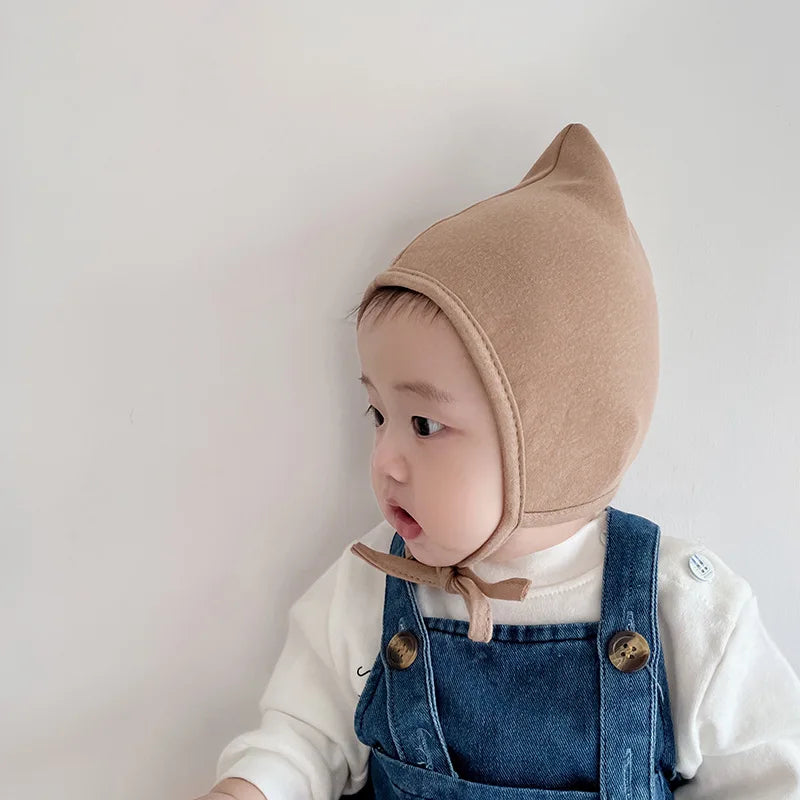 Cotton Newborn Elf Hat for Baby Boys and Girls | Soft Unisex Beanie for 0-12 Months