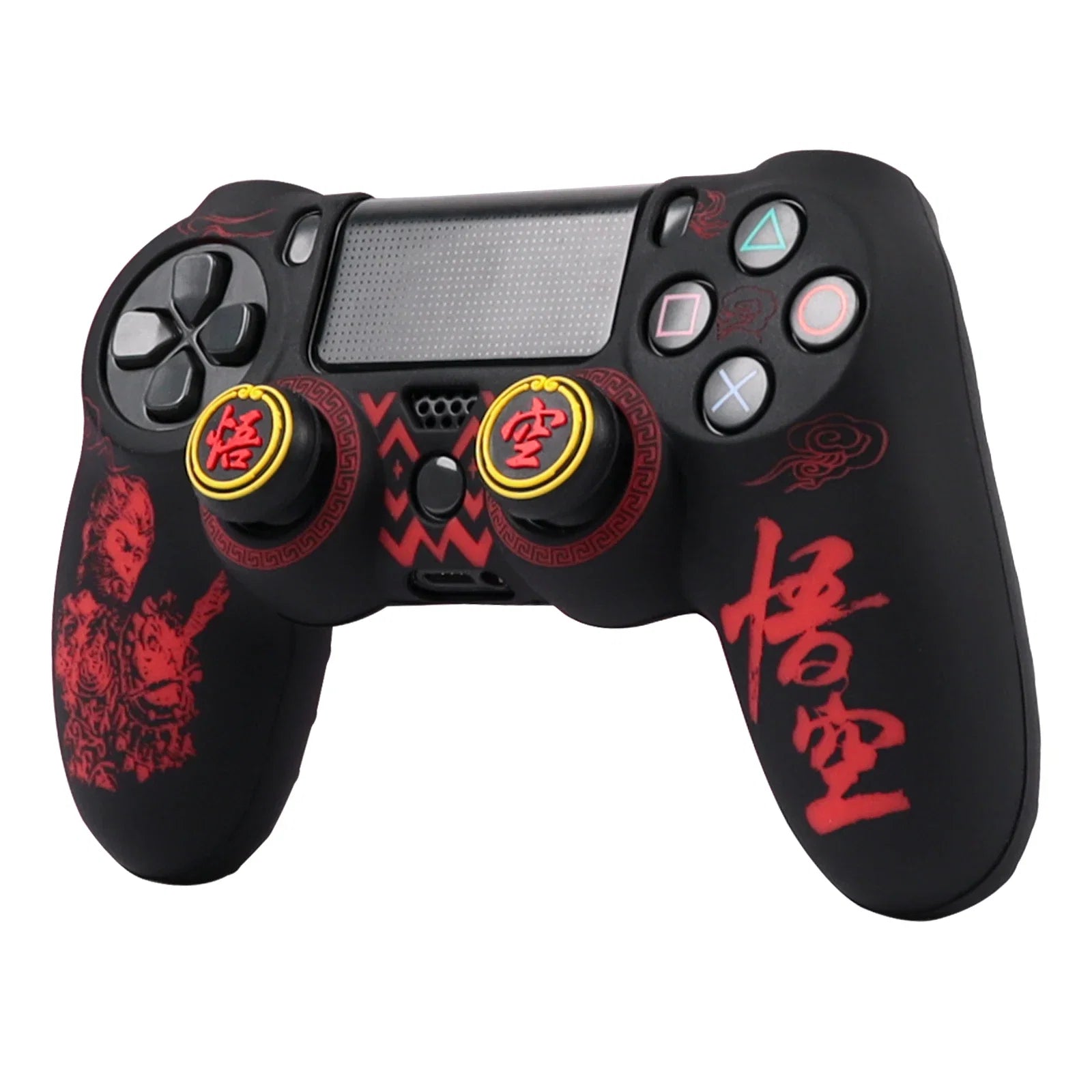 PS4 Controller Silicone Cover | Soft Protective Skin with Joystick Grips