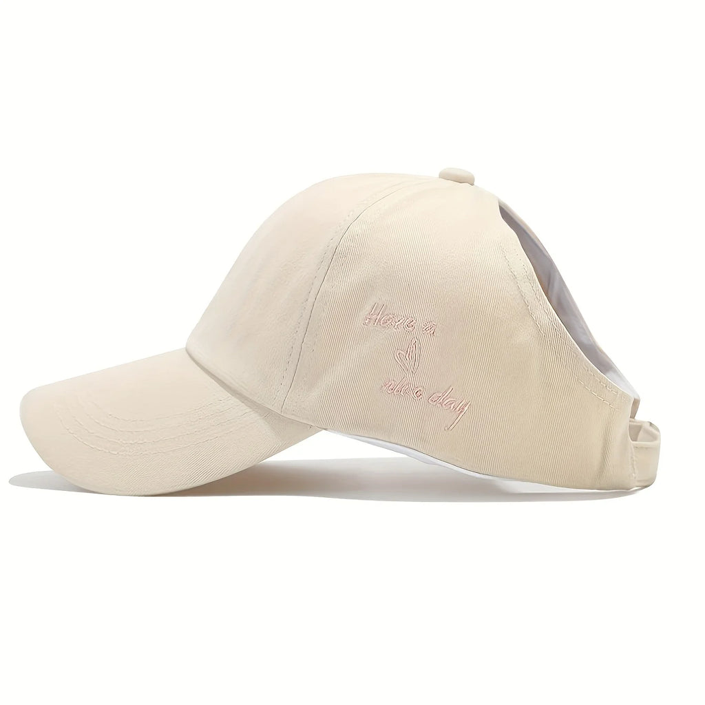 Summer Ponytail Baseball Cap | Breathable Outdoor Sun Hat for Women