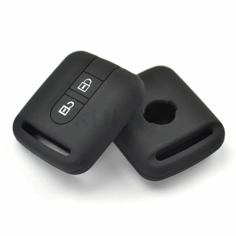 Silicone Key Fob Cover for Nissan Qashqai Micra Navara | Protective Shell Holder