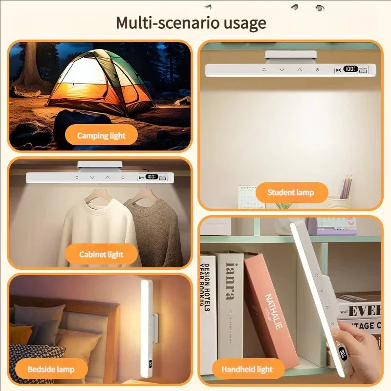 LED Touch Table Lamp with Remote Control and Timing | Rechargeable Magnetic Desk Light
