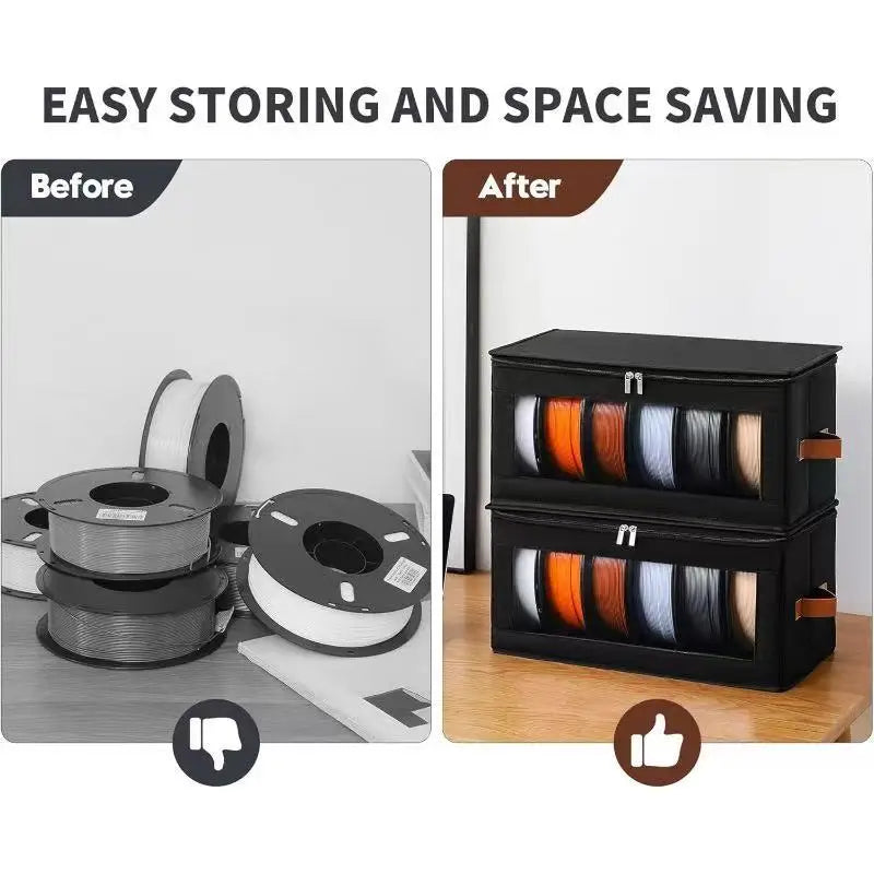 3D Printing Filament Storage Box | Double Zipper Airtight Dry Box
