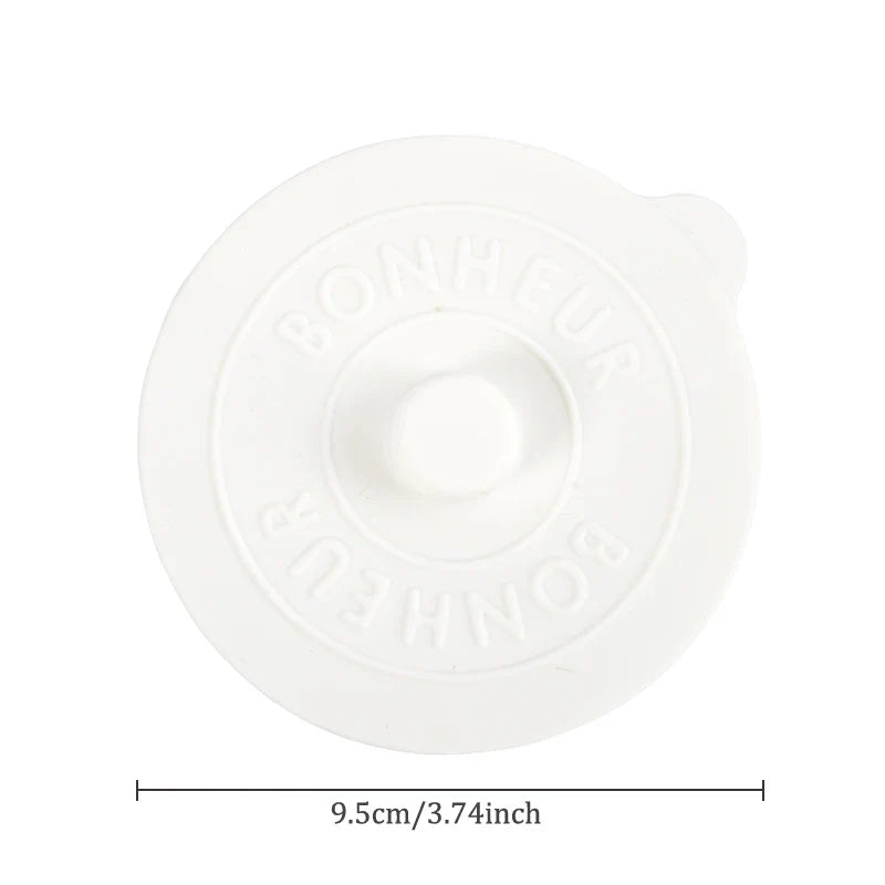 Universal Silicone Cup Cover with Handle | Sealing Lid for Coffee and Milk Cups