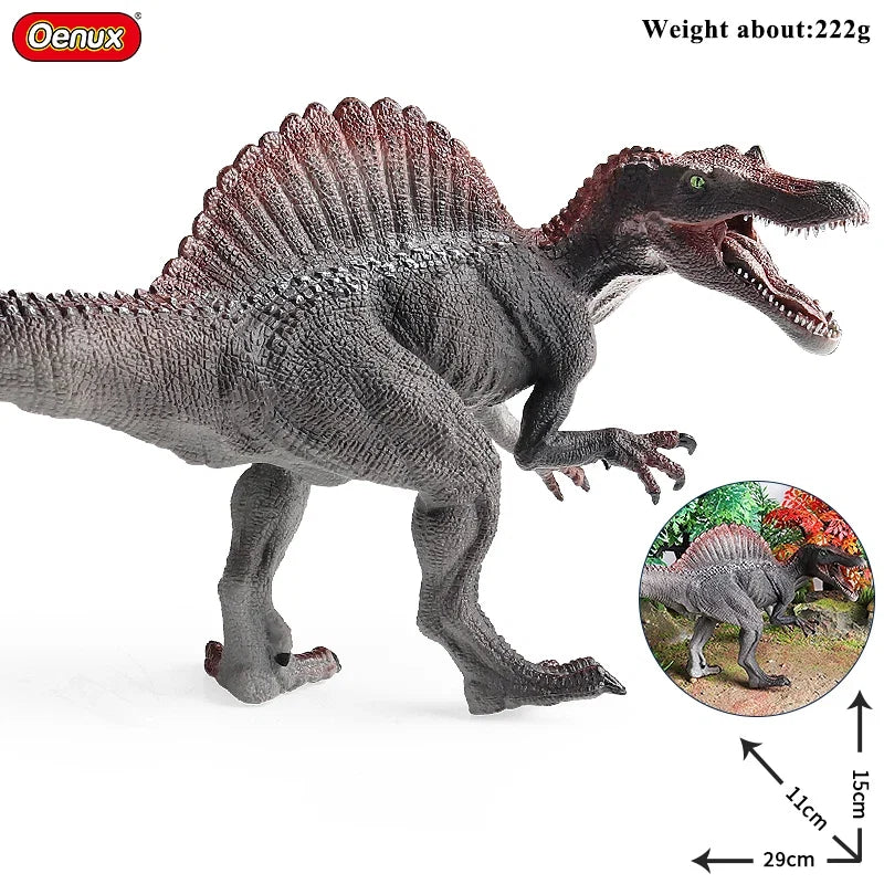 Oenux Jurassic Dinosaurs Action Figures Set | 5 Realistic PVC Models Collection Toy