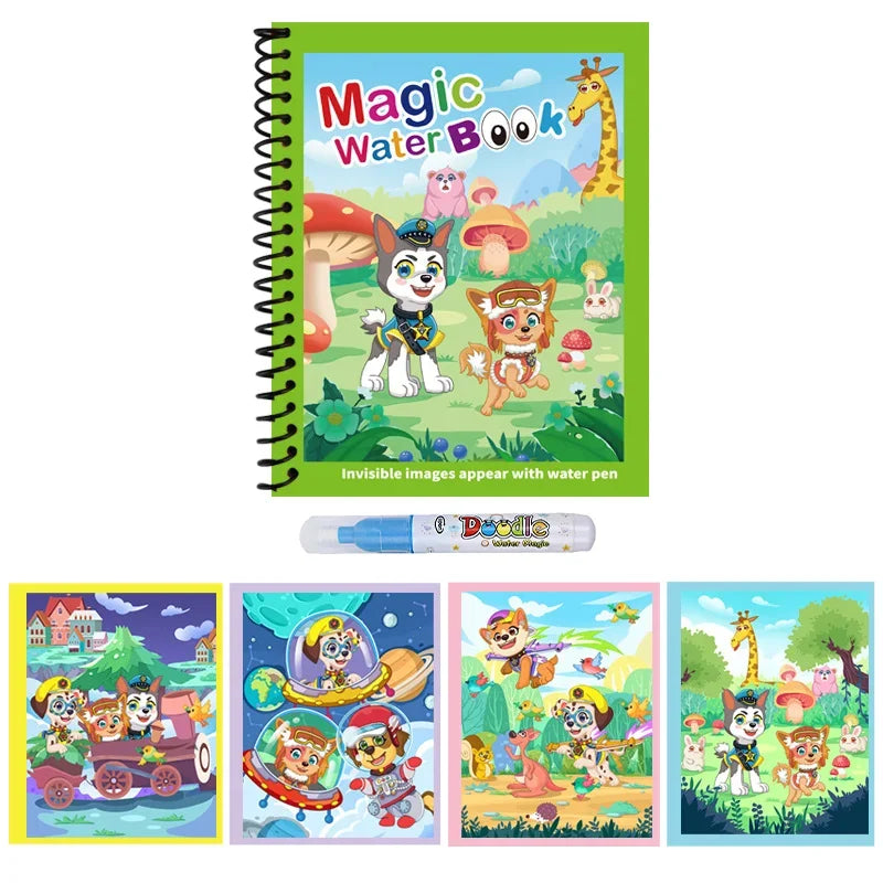 1pc Children's Reusable Water Drawing Book | Mess-Free Magic Coloring Pad