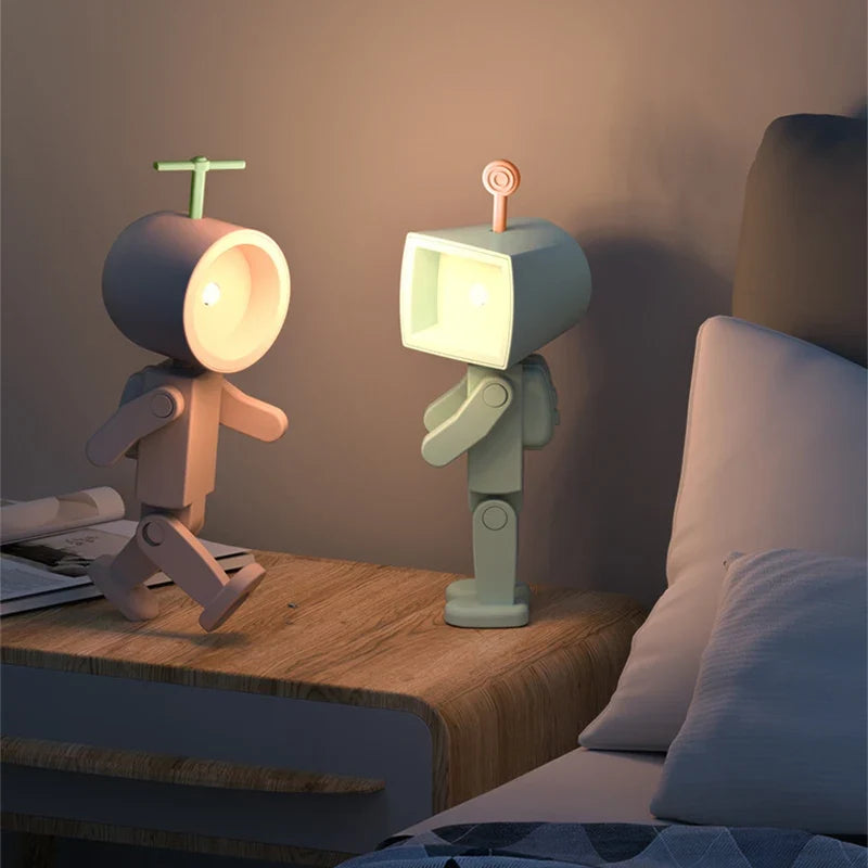 Astronaut LED Night Light | Magnetic Bedside Lamp for Kids