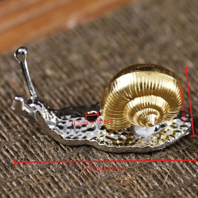 Metal Turtle Snail Shape Incense Holder | Alloy Animal Incense Burner for Home Decor