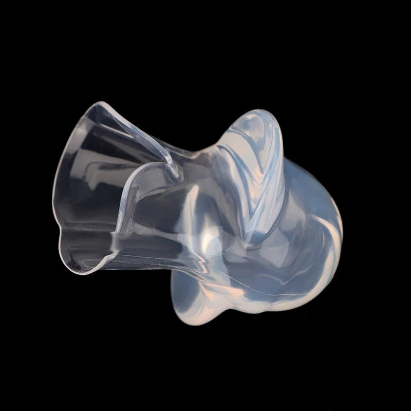 Anti Snoring Mouthpiece | Medical Silicone Tongue Retainer for Sleep Apnea