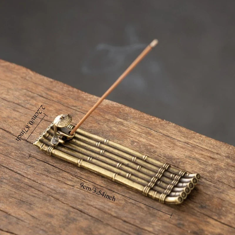 Creative Incense Holder Boat | Old Men Fishing Japanese Style Incense Stick Burner