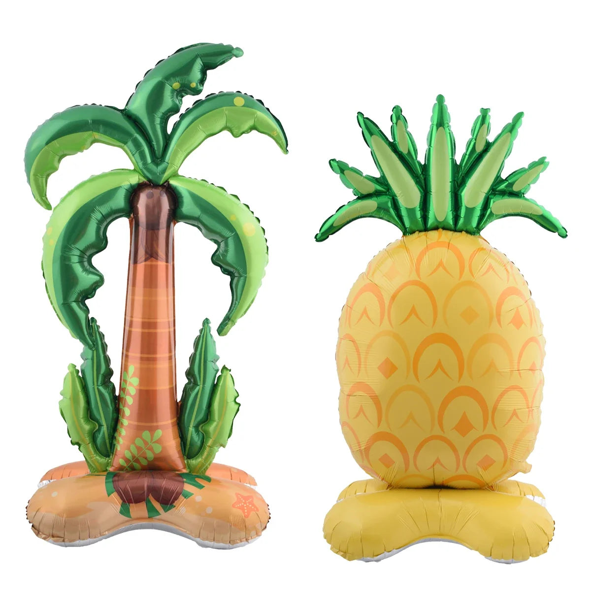 1pc 150cm Stand Coconut Tree Pineapple Balloon | Hawaii Summer Party Decoration