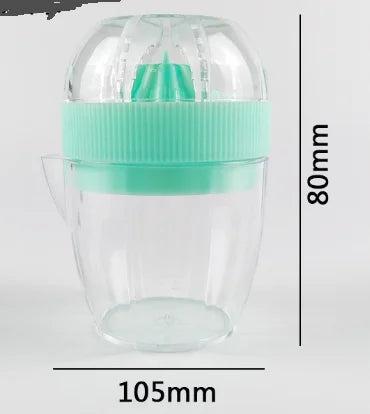 Manual Citrus Juicer with Lid | No Mess Lemon Squeezer for Fresh Juice