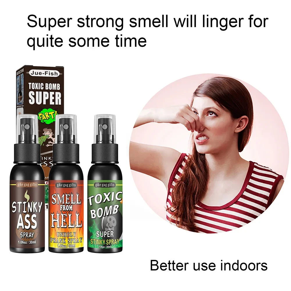 30ml Fart Spray Prank | Non-Toxic Stinky Gag Toy for Halloween Party