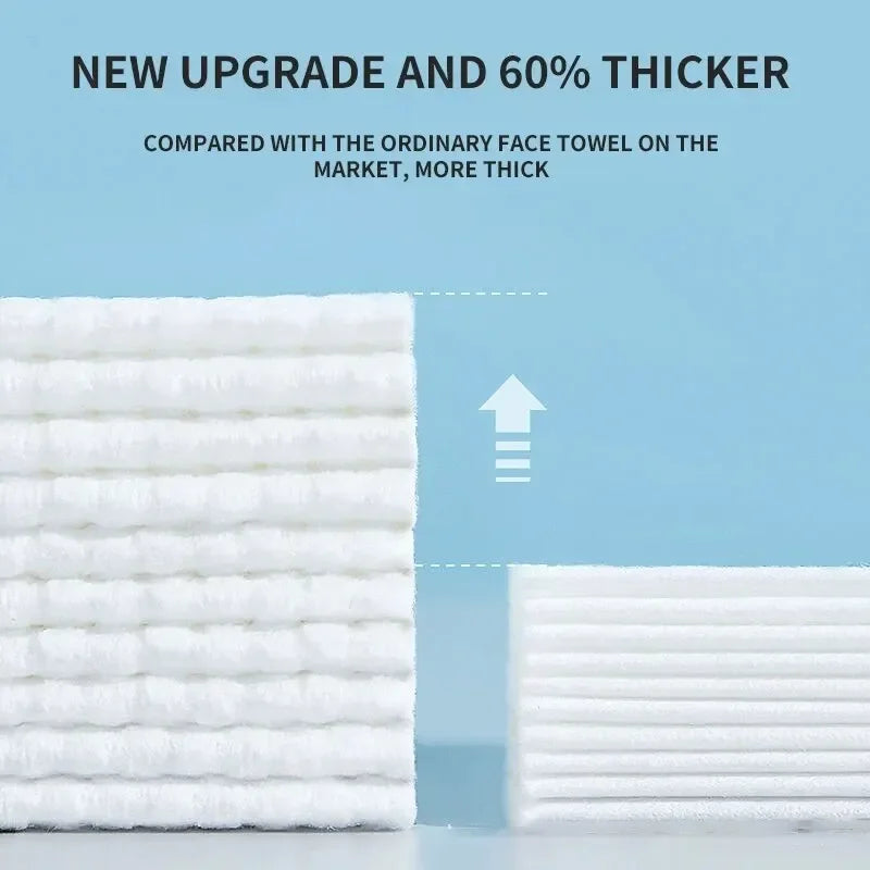 Disposable Face Towel | Soft Non-Woven Facial Cleansing Wipes for Spa and Home